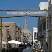 Qatar’s touristic Souq Waqif bazar in the capital Doha, on March 31, 2022 as the countdown towards the most controversial World Cup begins (Photo by GABRIEL BOUYS/AFP via Getty Images)