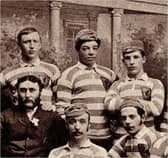 Andrew Watson, pictured top centre (Photo: Scottish Football Museum)