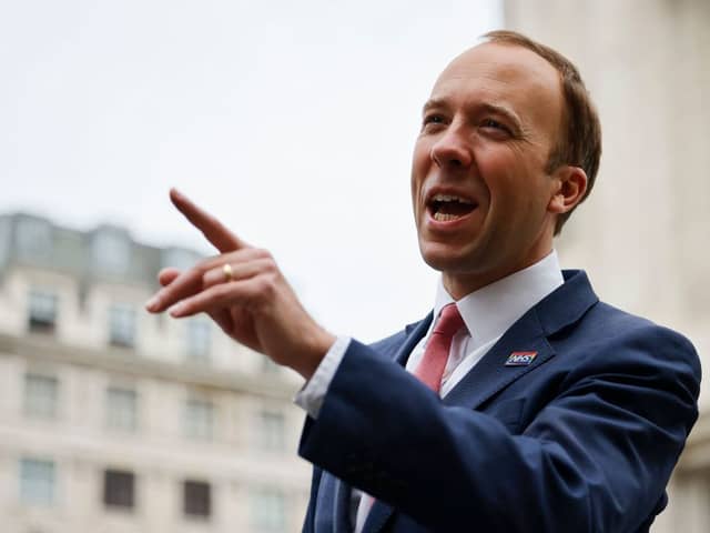 The Prime Minister has said he is “very disappointed” in Matt Hancock (Photo: Getty Images)