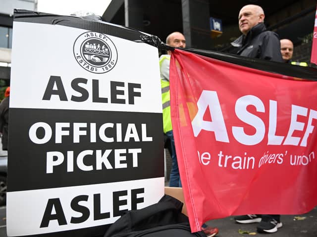 Aslef union members at 12 operators are set to strike again later this month. (Credit: Getty Images)