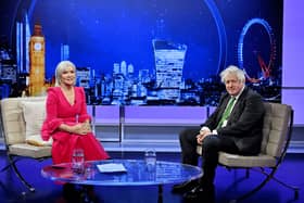 Nadine Dorries interviewed Boris Johnson on Talk TV show Friday Night with Nadine