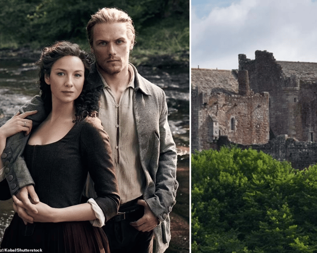 Doune Castle - or as fans of Outlander like to call it, Castle Leoch (Credit: STARZ/Historic Environment Scotland)