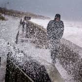 Storm Malik brought gusts of 147mph to the UK (image: Ritzau Scanpix/AFP/Getty Images)