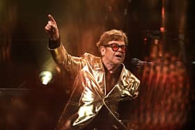 Elton John made his Glastonbury debut on Sunday night