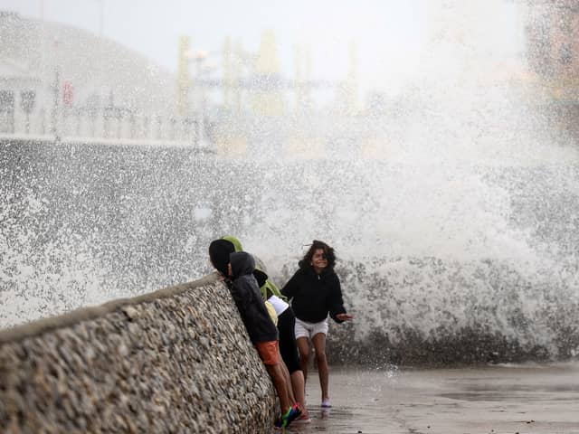 Storm Antoni chaos as trains cancelled & houses evacuated