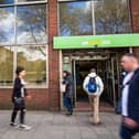  People walk near the Jobcentre in Westminster.