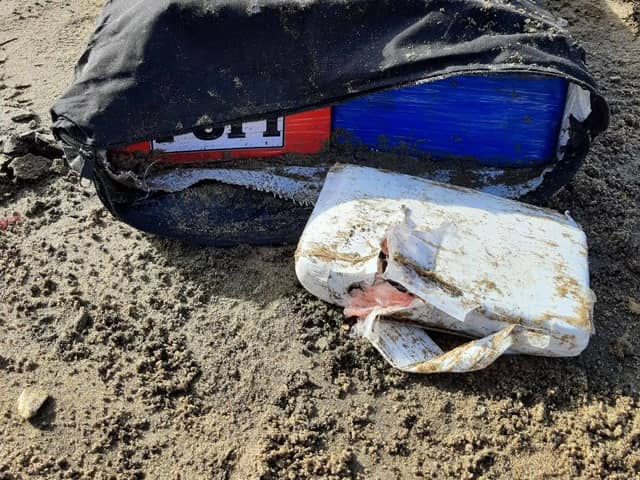 One package was found on the Isle of Wight (Image: National Crime Agency)