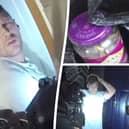 The dramatic moment a Birmingham gun gang who hid bullets in Patak's curry jar are arrested by armed police