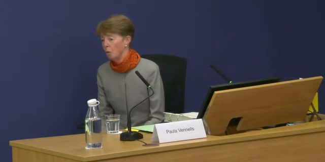 Paula Vennells apologies to Post Office Scandal victims.