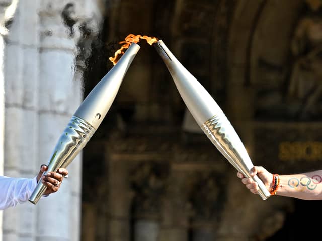 Olympic torch. (Photo by Kristy Sparow/Getty Images)