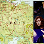 [Top to bottom] Bob Dylan, Chappell Roan and Jamie Cullum are just some of the artists set to perform in Scotland before the end of 2024.