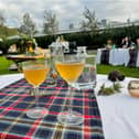 Guests at the Glasshouse in Edinburgh were given two cocktails, made with Botanist gin.