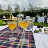 Guests at the Glasshouse in Edinburgh were given two cocktails, made with Botanist gin.