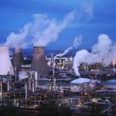 The Grangemouth oil refinery is to close with the loss of hundreds of jobs as the UK Government strives to achieve its net-zero goals (Picture: Jane Barlow)