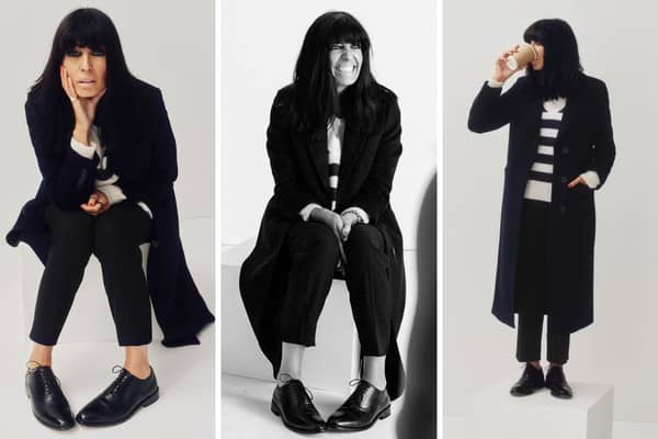 Claudia Winkleman has become an ambassador for M&S, showcasing a Jaeger autumn capsule wardrobe we all need in our lives.