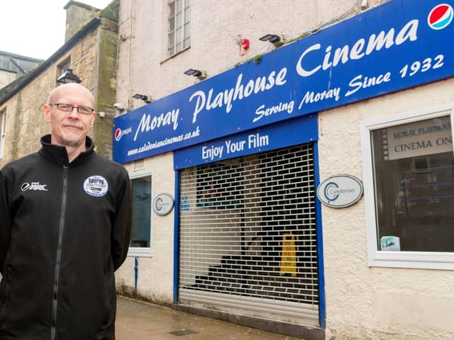 Staff at Moray Playhouse are convinced the movie theatre is haunted after a series of paranormal occurrences. Pictured: General manager, Steven Bieszke. 