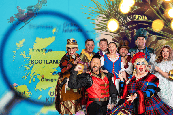 What pantomime is on offer in Scotland before Christmas Day 2024?