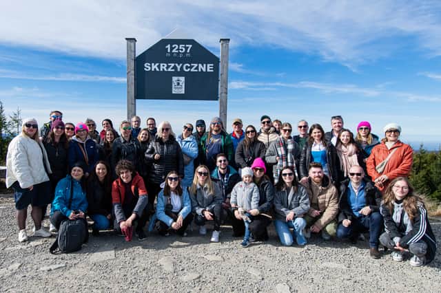 We visited Skrzyczne, the highest peak in the region.