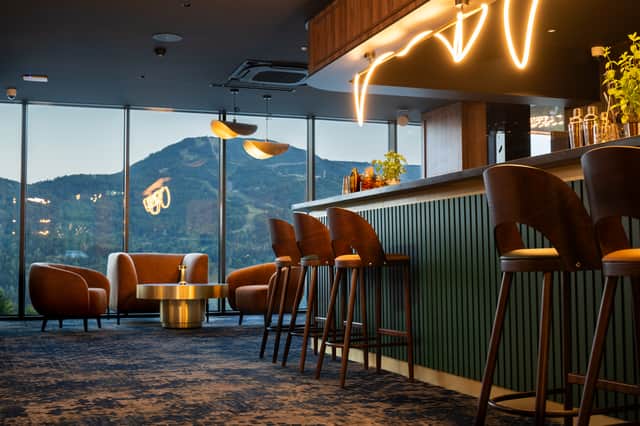 The WoW Bar at Mercure Szczyrk Resort offered stunning views