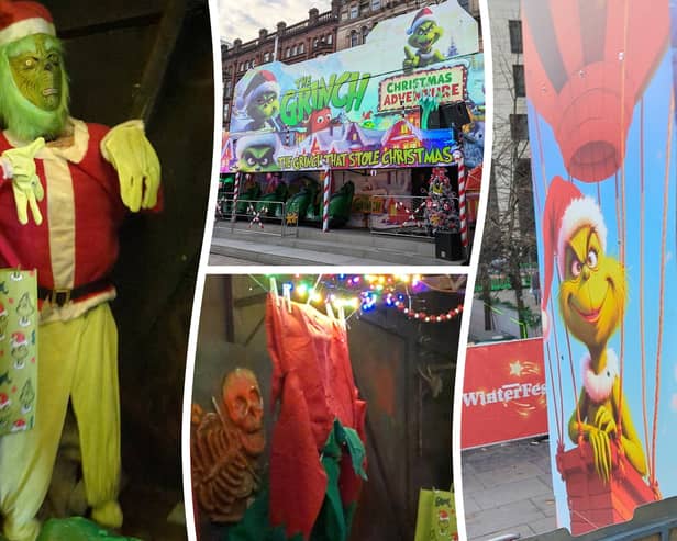 Grinch Christmas Adventure ride in Glasgow.