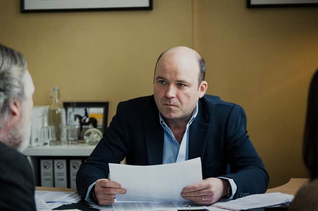Rory Kinnear in Bank of Dave 2: The Loan Ranger on Netflix