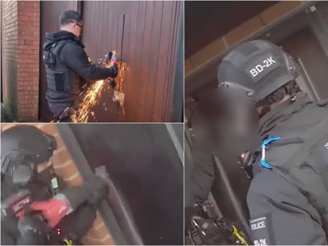Police seized £21,000 in cash and approximately £25,000 worth of cannabis during drug raids in Blackpool and St Annes
