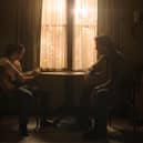 Bella Ramsey and Pedro Pascal as Ellie and Joel in The Last of Us season two trailer. 