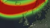 Met Office map shows where in Scotland Northern Lights could be visible tonight.