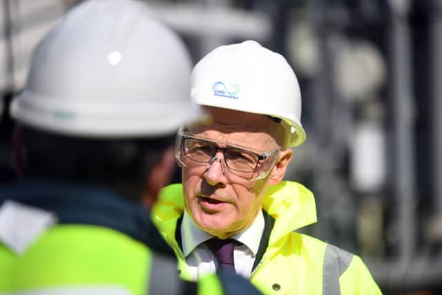 John Swinney, speaking at Celtic Renewables at Grangemouth