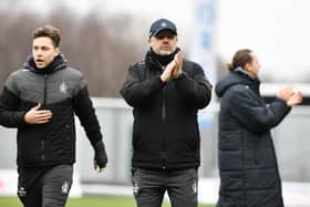 Assistant manager Paul Smith hailed the backing he’s had from everyone at Falkirk (Photo: Michael Gillen)