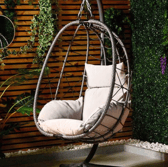 Summer garden trend: I tried the Vonhaus Tivoli Faux Rattan hanging egg chair – but is it worth buying?