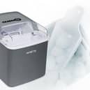 There's no plumbing required with the Netta ice machine - just fill the tank with water and wait 10 minutes for the cubes to form