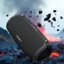 The Tribit StormBox Lava has 43hz of bass, so it delivers a nice, deep sound