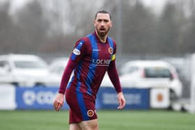 Stenhousemuir captain Gregor Buchanan has been named in the PFA Scotland League One team of the year (Photo: Michael Gillen)