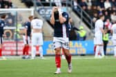 Sean Mackie was sent off (Photo: Michael Gillen)