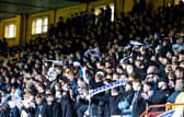 Falkirk fans during a William Hill Championship match between Partick Thistle and Falkirk at Firhill earlier this season (Photo: Alan Harvey/SNS Group)