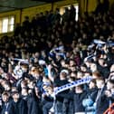 Falkirk fans during a William Hill Championship match between Partick Thistle and Falkirk at Firhill earlier this season (Photo: Alan Harvey/SNS Group)