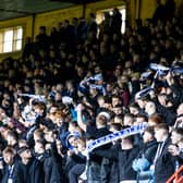 Falkirk fans during a William Hill Championship match between Partick Thistle and Falkirk at Firhill earlier this season (Photo: Alan Harvey/SNS Group)