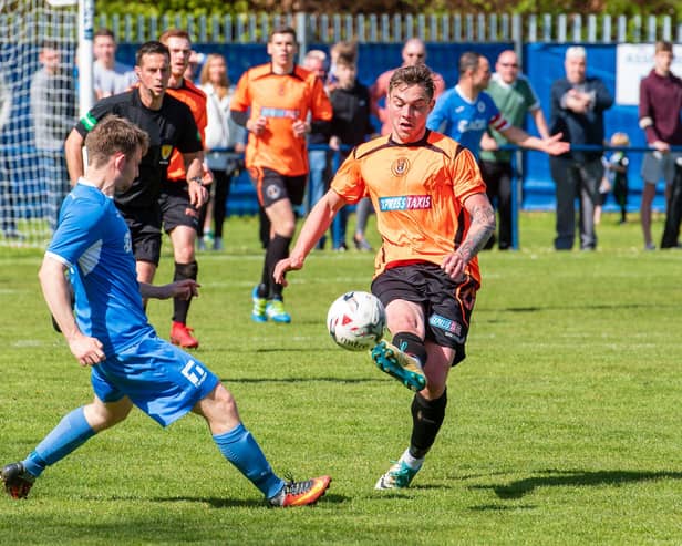 Brian Morgan on the ball for Bo'ness United back in 2019 (Photo: Ian Georgeson)