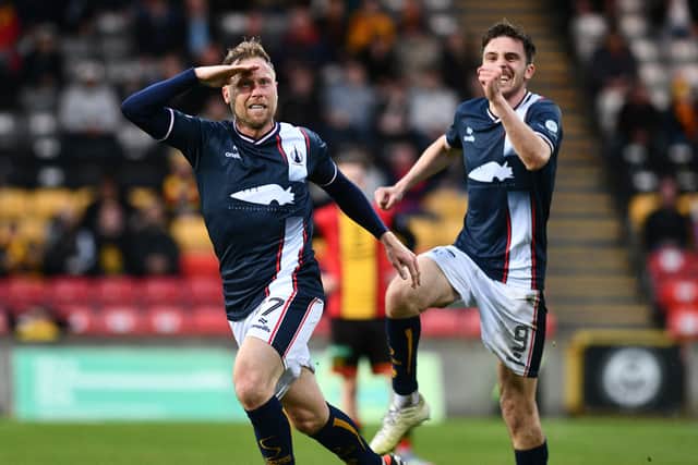 Scott Arfield levels things up for Falkirk against Partick Thistle