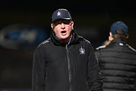 Falkirk gaffer John McGlynn on the touchline during Friday night’s defeat