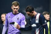 Falkirk ace Liam Henderson and team-mate Nicky Hogarth
