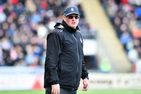 Falkirk boss John McGlynn on the touchline during last weekend’s defeat