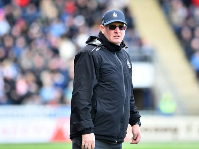 Falkirk boss John McGlynn on the touchline during last weekend’s defeat