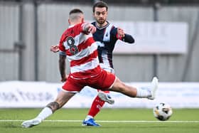 Brad Spencer in action against Hamilton Accies earlier this campaign