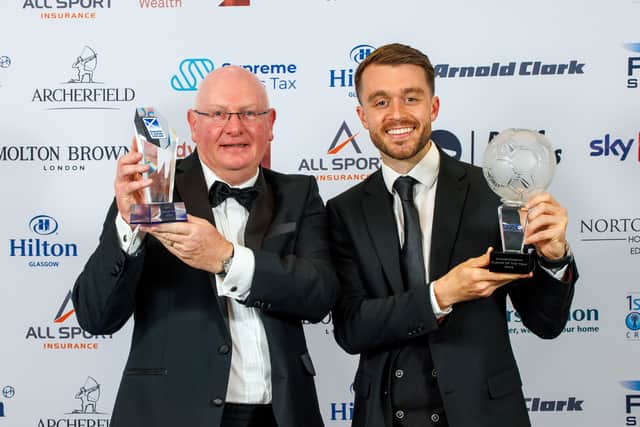 PFA Scotland award-winning Falkirk duo John McGlynn and Brad Spencer
