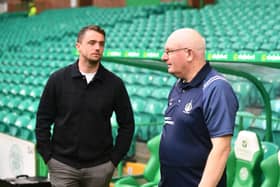 Stephen McGinn alongside John McGlynn