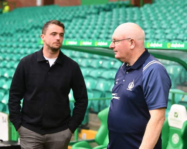 Stephen McGinn alongside John McGlynn
