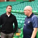 Stephen McGinn alongside John McGlynn