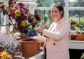 Lindsey Burrow, wife of late rugby legend Rob Burrow, plants wildflowers in his memory to mark Celebration Day (May 26) 